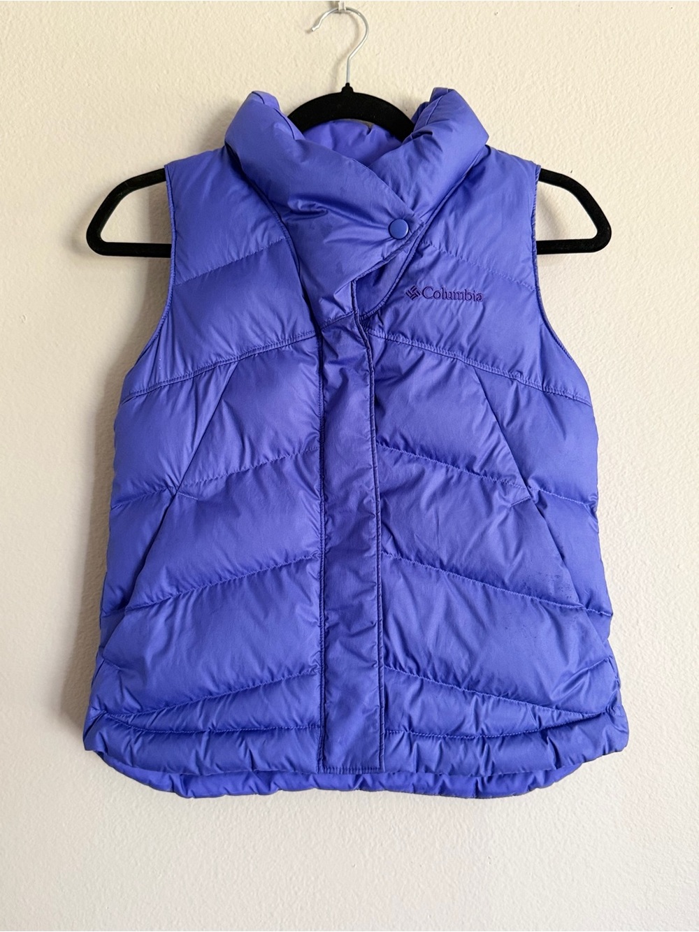 Columbia Kids Purple Puffer Vest - Girls